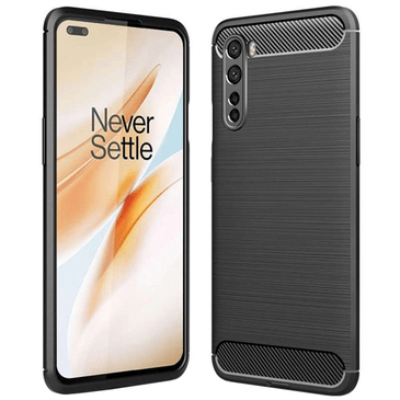 Just in Case Rugged TPU Case Svart OnePlus Nord