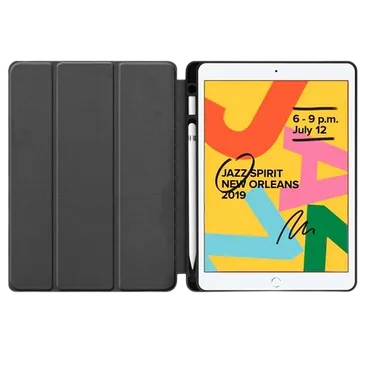 Just in Case Smart Tri-Fold Case (with Pencil holder) Black Apple iPad 2019