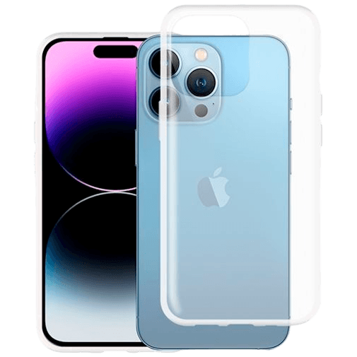 Nupcknn Custodia per iPhone 14 Max, in TPU + PC Back Necklace