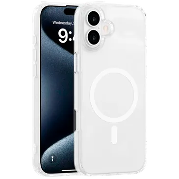 Just in Case TPU Back Cover Transparent Magnetic Apple iPhone 16 Plus