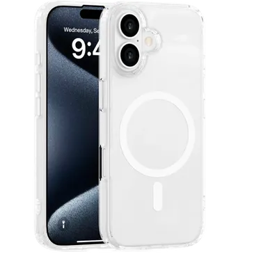 Just in Case TPU Back Cover Transparent Magnétique Apple iPhone 16