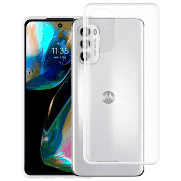 Just in Case TPU Back Cover Transparente Motorola Moto G82