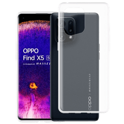 Just in Case TPU Back Cover Transparent Oppo Find X5