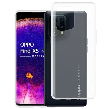 Just in Case TPU Back Cover Transparent Oppo Find X5
