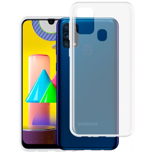 Samsung Galaxy M31 F41 Back Cover Transparent Friends Non-Slip