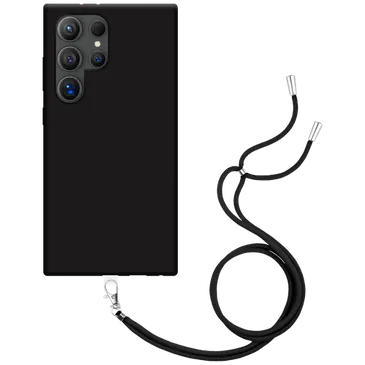 Just in Case TPU Back Cover Black with Koord Samsung Galaxy S24 Ultra