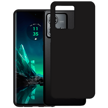 SEAHAI Custodia Per Motorola Edge 40 Pro – Protezione Militare Anti-caduta – Morbida Al Tatto, Con Microfibra Interna – Nero