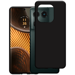 Just in Case TPU Back Cover Schwarz Motorola Edge 50 Ultra