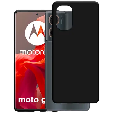 Just in Case TPU Back Cover Noir Motorola Moto G85