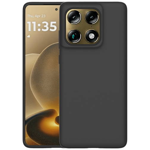 BAILI Leren telefoonhoesje, compatibel met Moto G55 5G, magnetische portemonnee-hoes met kaartsleuven en flipstandaard, roze