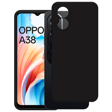 Just in Case TPU Back Cover Negro OPPO A38 