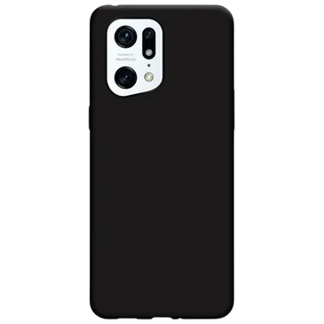 Just in Case TPU Back Cover Noir Oppo Find X5 Pro