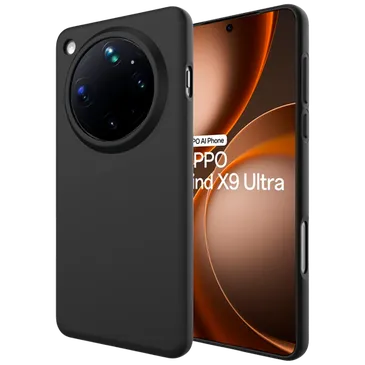 Just in Case TPU Back Cover Black OPPO Find X9 Ultra