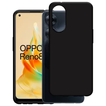 Just in Case TPU Back Cover Noir OPPO Reno8 T