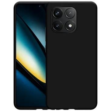 Just in Case TPU Back Cover Noir Poco F6 Pro