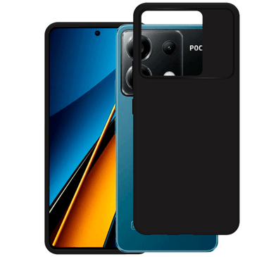 Just in Case TPU Back Cover Black Poco X6