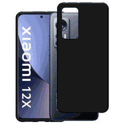 Just in Case TPU Back Cover Svart Xiaomi 12/12X