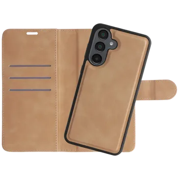 Just in Case Detachable Pu-Leather Book Case Brown Samsung Galaxy A36 5G/A56 5G