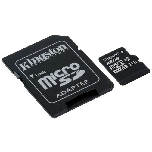 Kingston Canvas Select microSDHC 32GB + SD-adapter