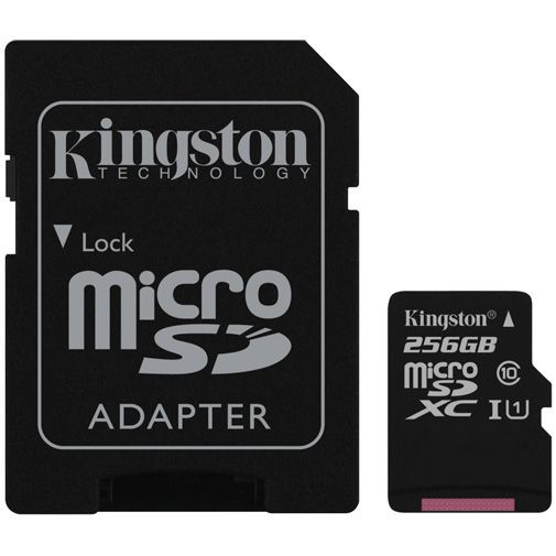 Kingston Canvas Select microSDXC 256GB + SD-adapter