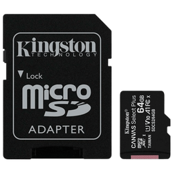 Kingston Canvas Select Plus microSDHC 64GB + SD adapter