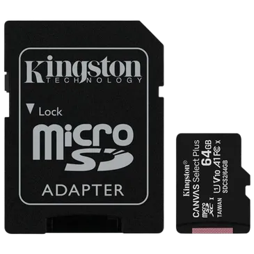 Kingston Canvas Select Plus microSDHC 64GB + SD adapter