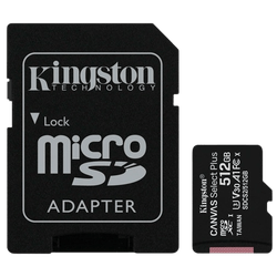 Kingston Canvas Select Plus microSDXC 512GB + SD adapter