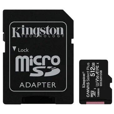 Kingston Canvas Select Plus microSDXC 512GB + SD adapter