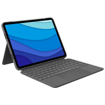 Logitech Combo Touch Deksel Apple iPad Pro 11 2018/2020/2021/2022 Grå Qwerty