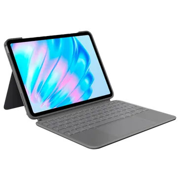 Logitech Combo Touch Keyboard Case Apple iPad Air (2024) 11 Grey Qwerty UK