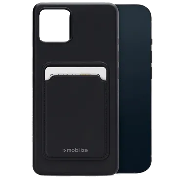 Mobilize Cardcase TPU Back Cover Noir Apple iPhone 13 Mini