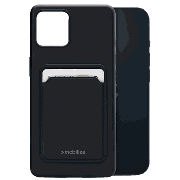 Mobilize Cardcase TPU Back Cover Black Apple Iphone 14