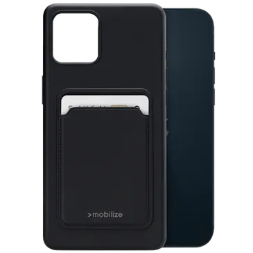 Mobilize Cardcase TPU Back Cover Black Apple iPhone 15 Plus