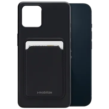 Mobilize Cardcase TPU Back Cover Black Apple iPhone 15