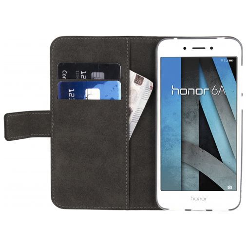 Mobilize Classic Gelly Wallet Book Case Black Honor 6A