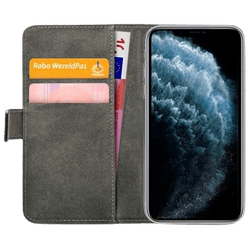 Mobilize Pu-Leather Book Case Black Apple iPhone 11 Pro Max