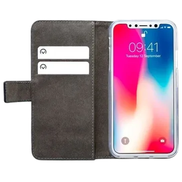Mobilize Cuir Pu Book Coque Noir Apple iPhone Xs Max