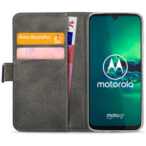 Mobilize Classic Gelly Wallet Book Case Black Motorola Moto G8 Plus