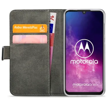 Mobilize Classic Gelly Wallet Book Case Black Motorola One Zoom