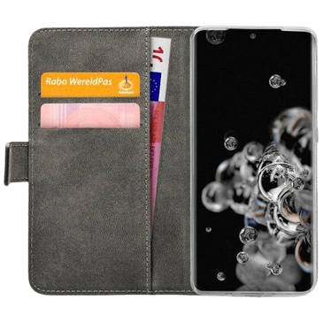 Mobilize Cuero Pu Book Funda Negro Samsung Galaxy S20 Ultra