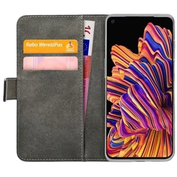 Mobilize Cuir Pu Book Coque Noir Samsung Galaxy Xcover Pro