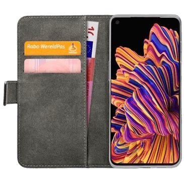 Mobilize Pu-Leather Book Case Black Samsung Galaxy Xcover Pro