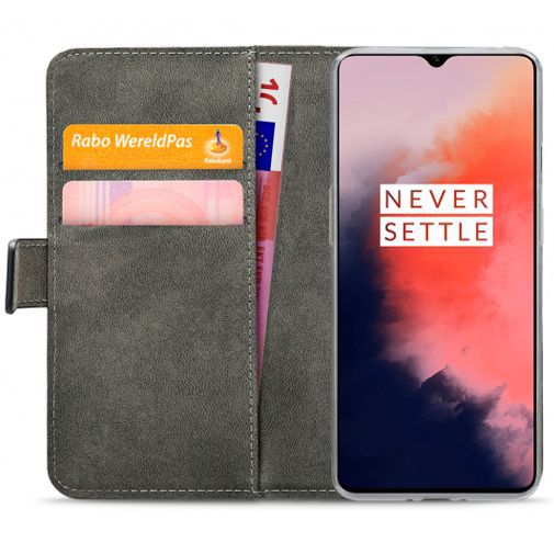 Mobilize Classic Wallet Book Case Black OnePlus 7T
