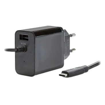 Mobilize Dual USB USB-C Chargeur Rapide 15W Noir