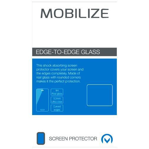 Mobilize Edge-To-Edge Glass Screenprotector Samsung Galaxy Note 9 Black