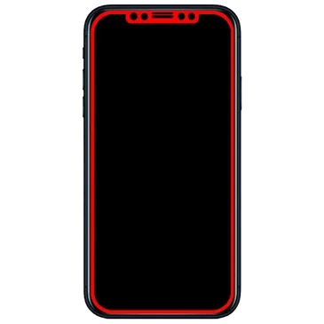 Mobilize Edge-To-Edge Glass Screen Protector Black Apple iPhone XR/11