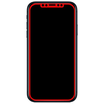 Mobilize Edge-To-Edge Glass Screen Protector Black Apple iPhone XR/11