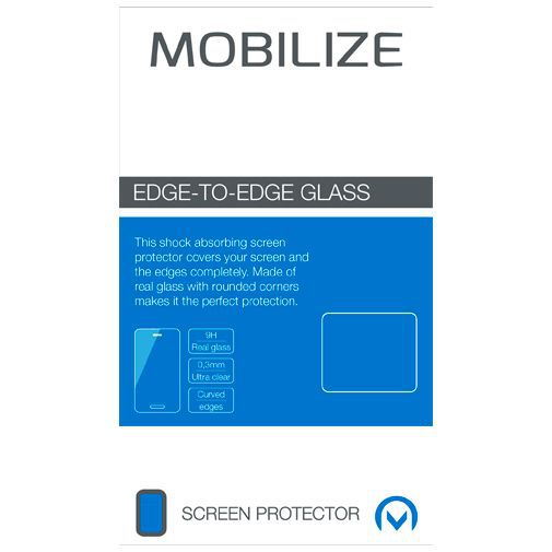 Mobilize Edge-To-Edge Glass Screenprotector Black Apple iPhone XR/11