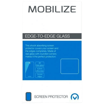 Mobilize Edge-To-Edge Glass Skjermbeskytter Svart OnePlus 8