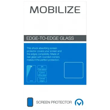 Mobilize Edge-To-Edge Glass Screen Protector Black Samsung Galaxy S10